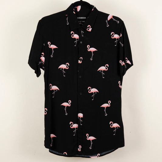 Camisa Estampada Negro (XS) Connor