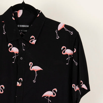 Camisa Estampada Negro (XS) Connor