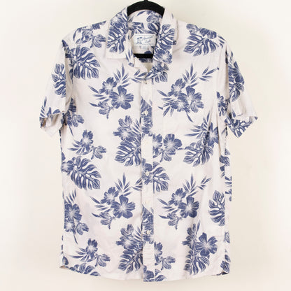 Camisa hawaiana blanco (S) American Eagle