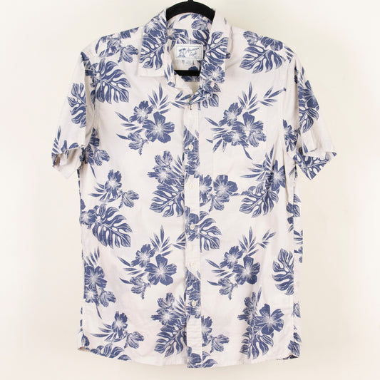 Camisa hawaiana blanco (S) American Eagle