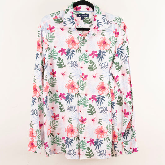 Camisa estampada blanco (M) Cremieux
