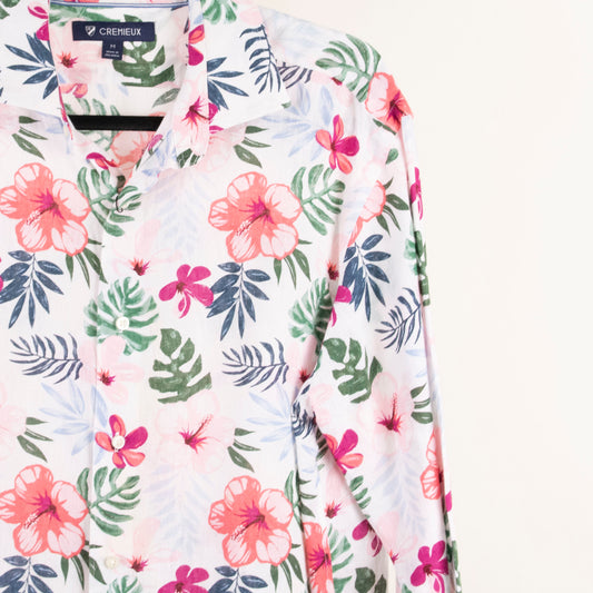 Camisa estampada blanco (M) Cremieux