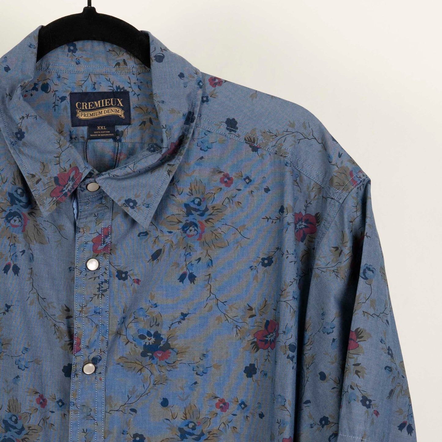 Camisa Estampada Azul (2XL) Cremieux