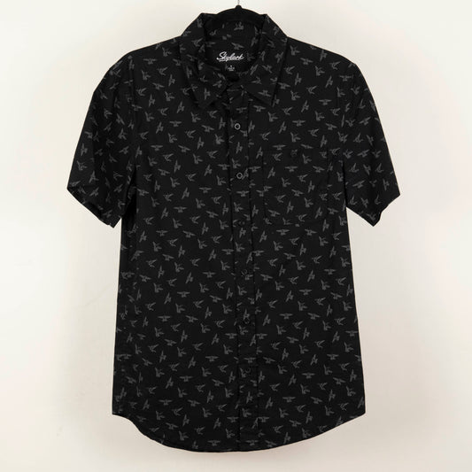 Camisa Estampada Negro (S) Skylank
