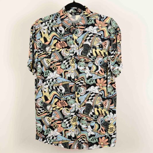 Camisa Estampada Negro (XS) JayJays