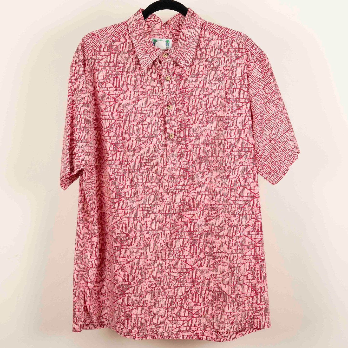 Camisa Hawaiana Rojo (XL) Kalani