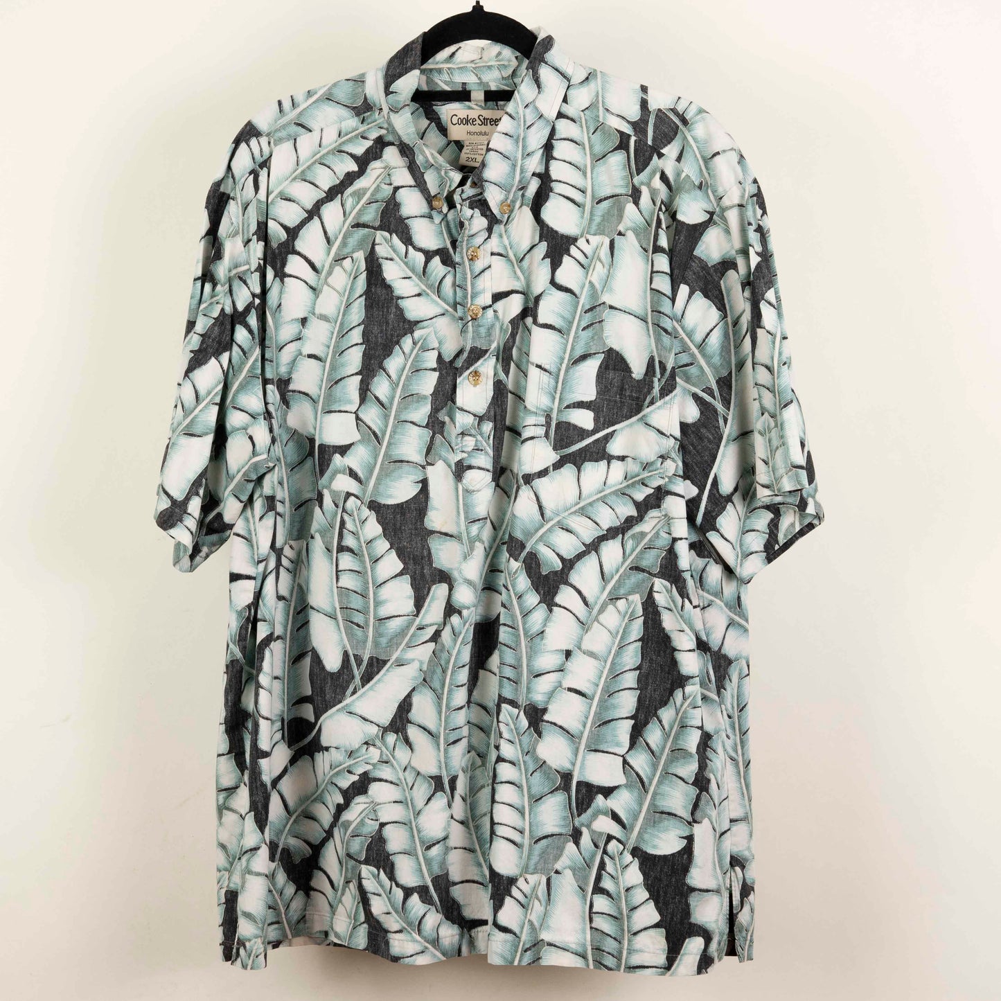 Camisa Hawaiana Verde (2XL) Cooke Street