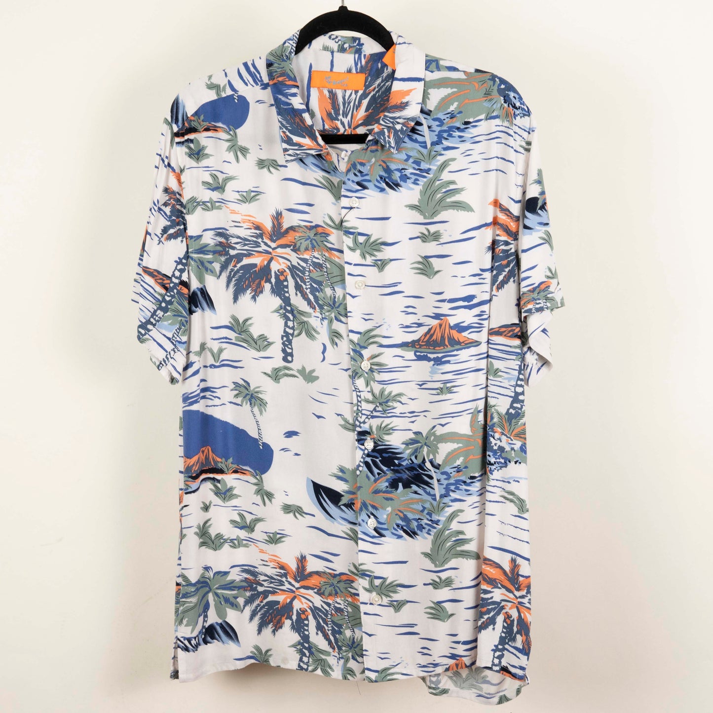 Camisa Hawaiana Blanco (L) Newport