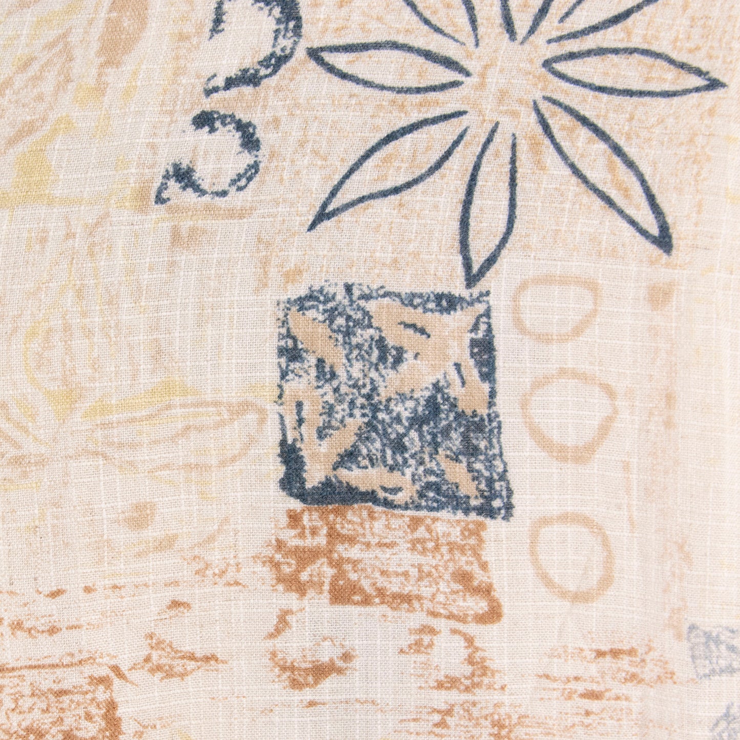 Camisa estampada beige (XL) Bruno