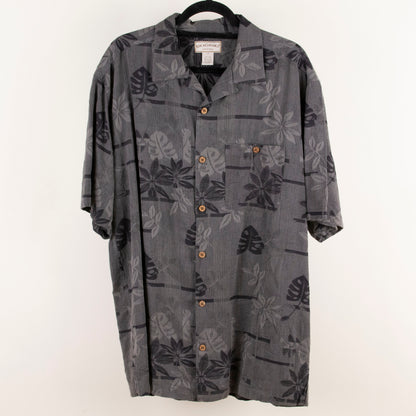 Camisa estampada gris (L) Bocaclassics