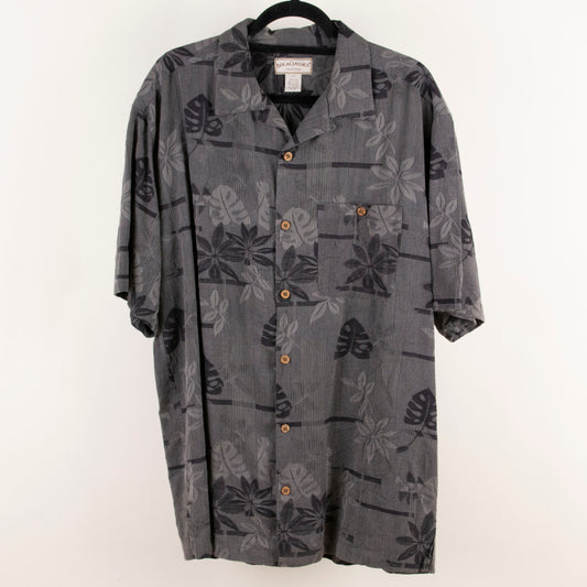 Camisa estampada gris (L) Bocaclassics