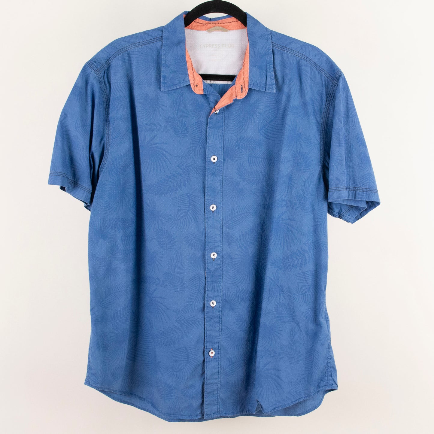 Camisa estampada azul (M) Cypress club