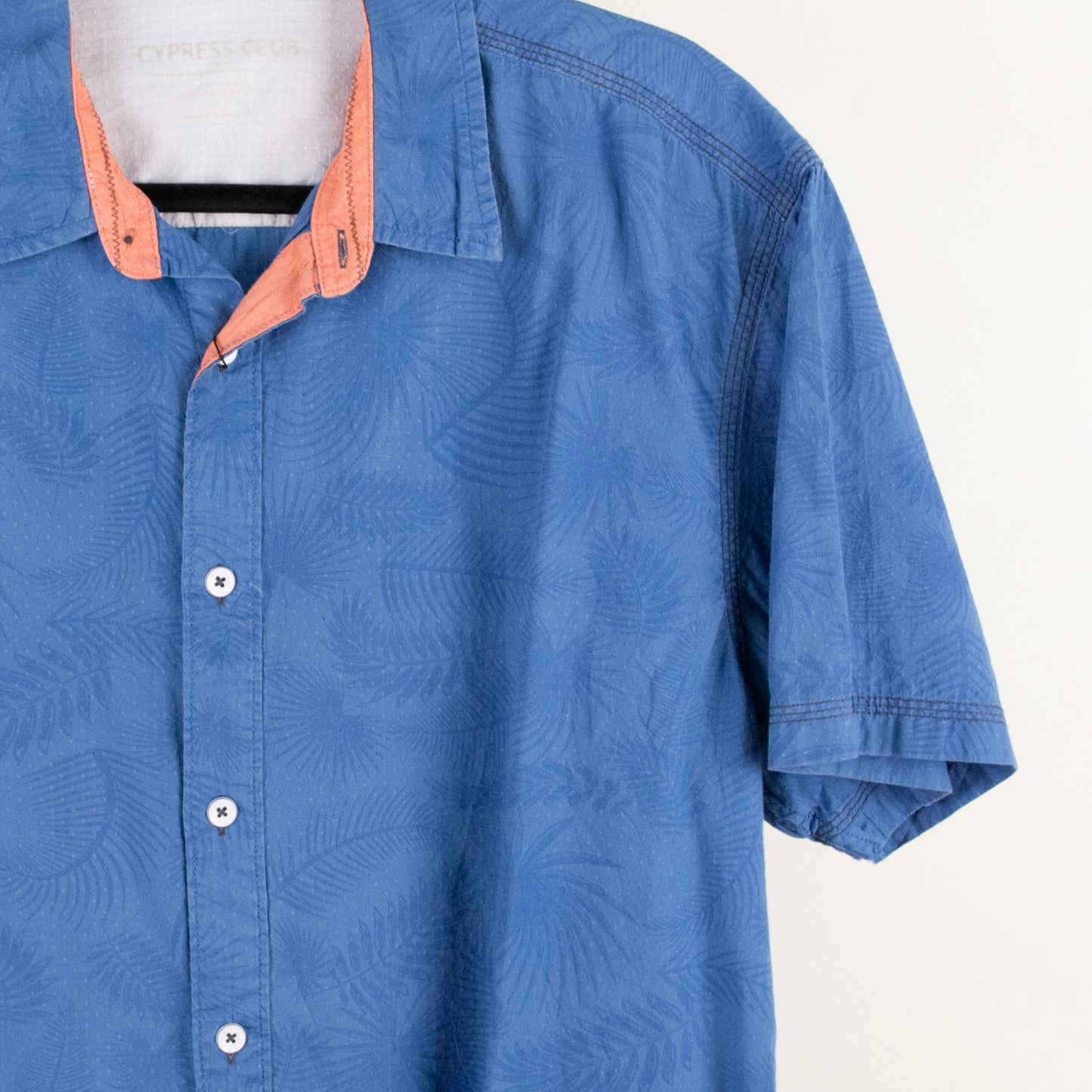 Camisa estampada azul (M) Cypress club
