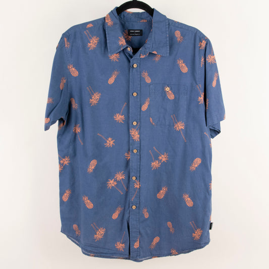 Camisa estampada azul (L) Ocean current