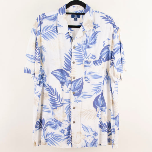 Camisa hawaiana blanco (L) George