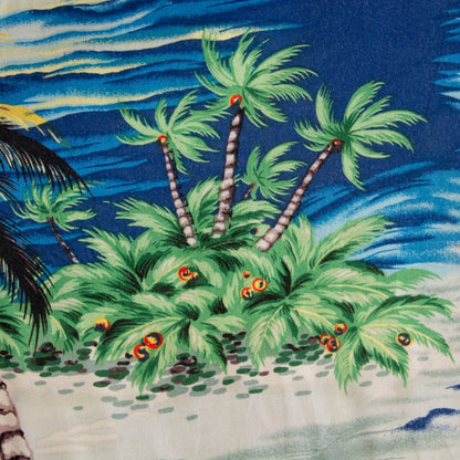 Camisa hawaiana azul (XL) Ocean Current