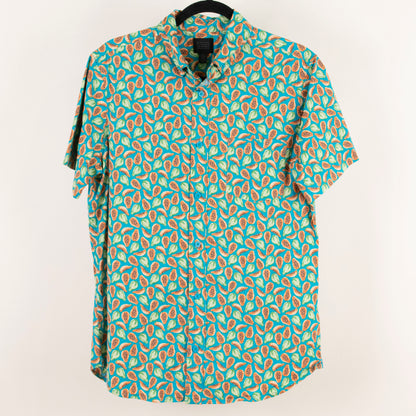 Camisa estampada azul (M) 14TH &Union