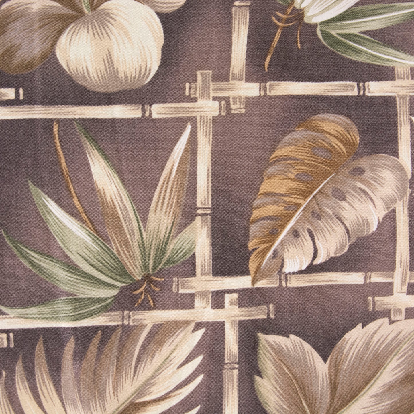 Camisa hawaiana marrón (XL) Pierre Cardin