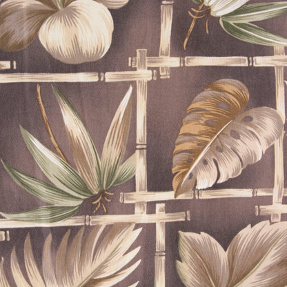 Camisa hawaiana marrón (XL) Pierre Cardin