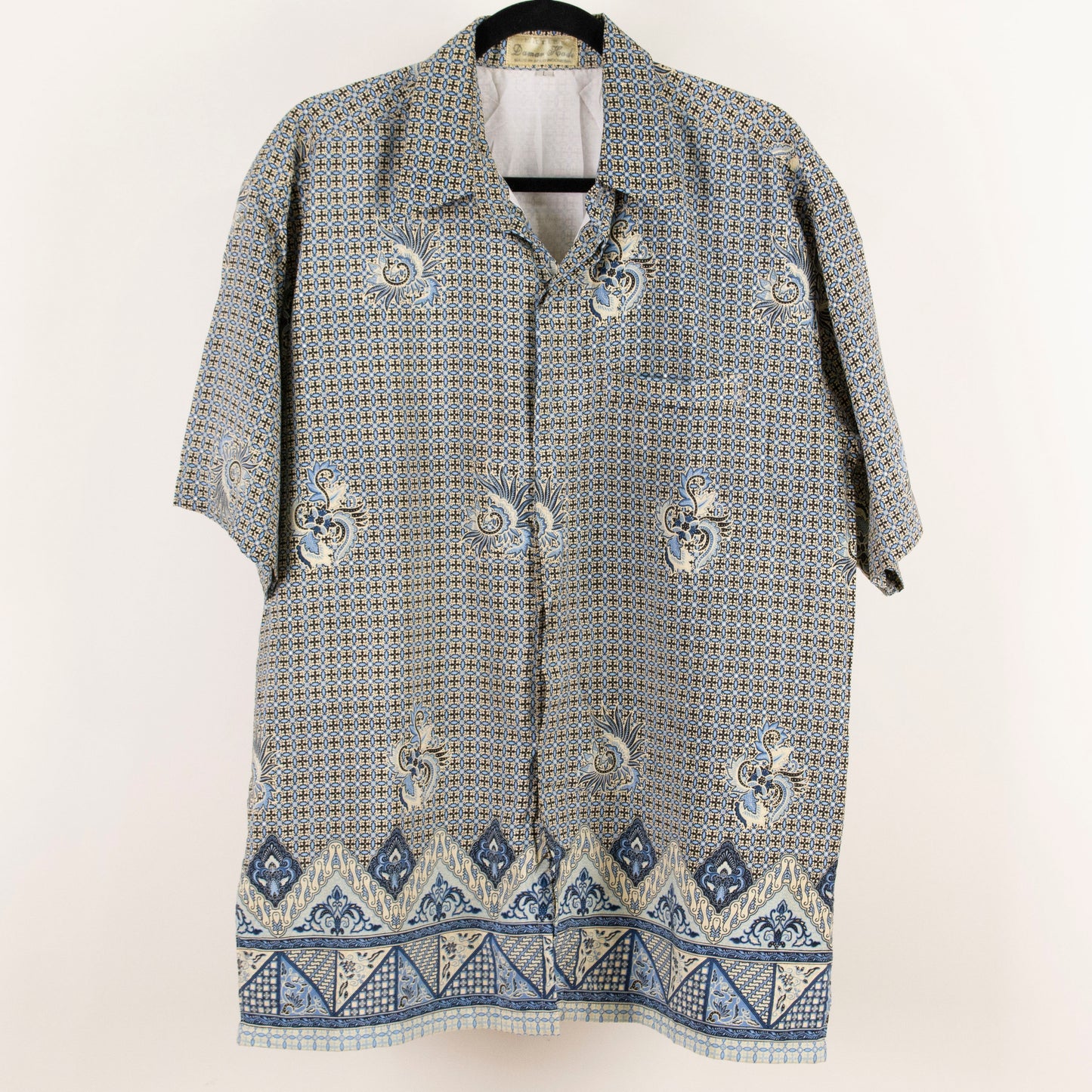 Camisa estampada azul (L) Damar Hade