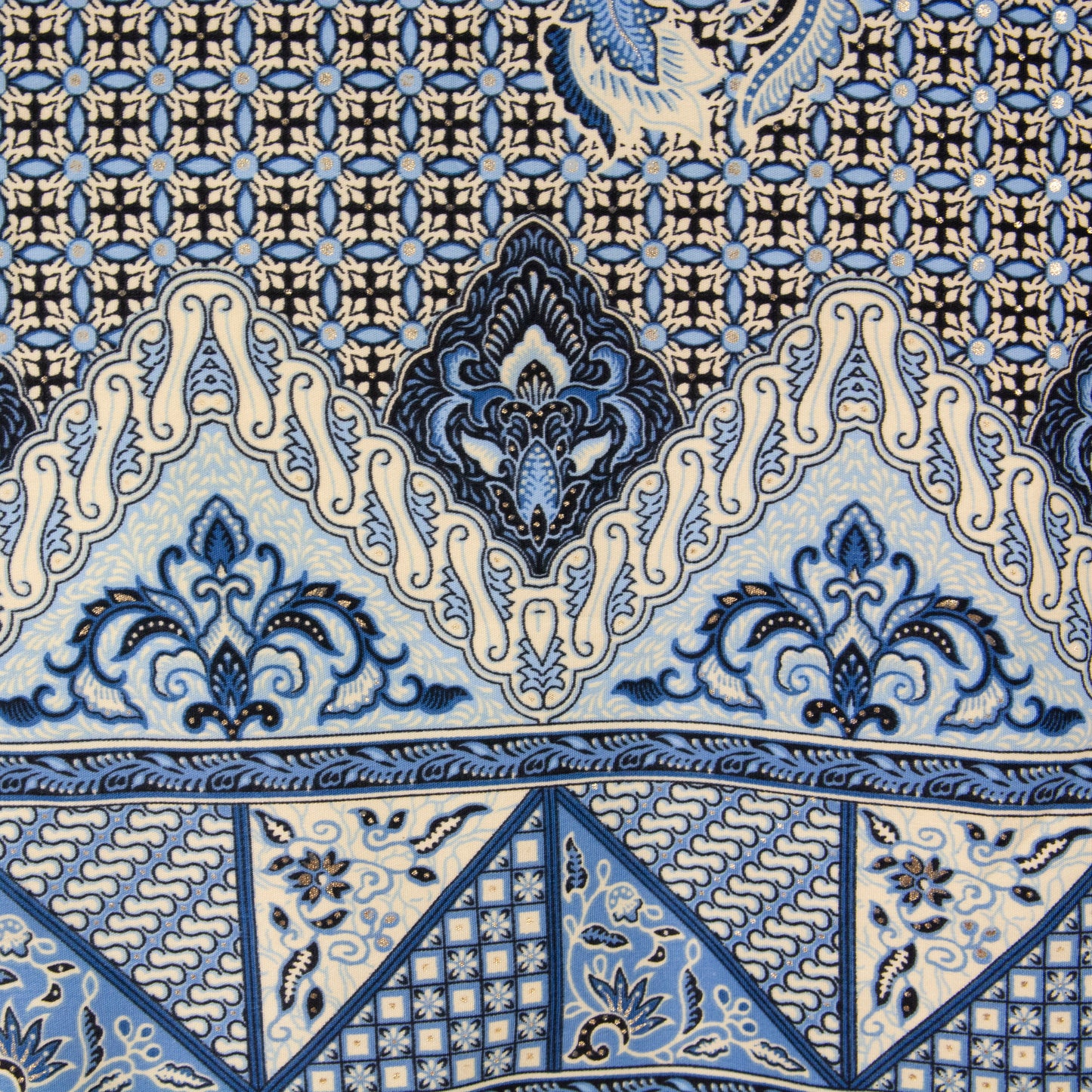 Camisa estampada azul (L) Damar Hade