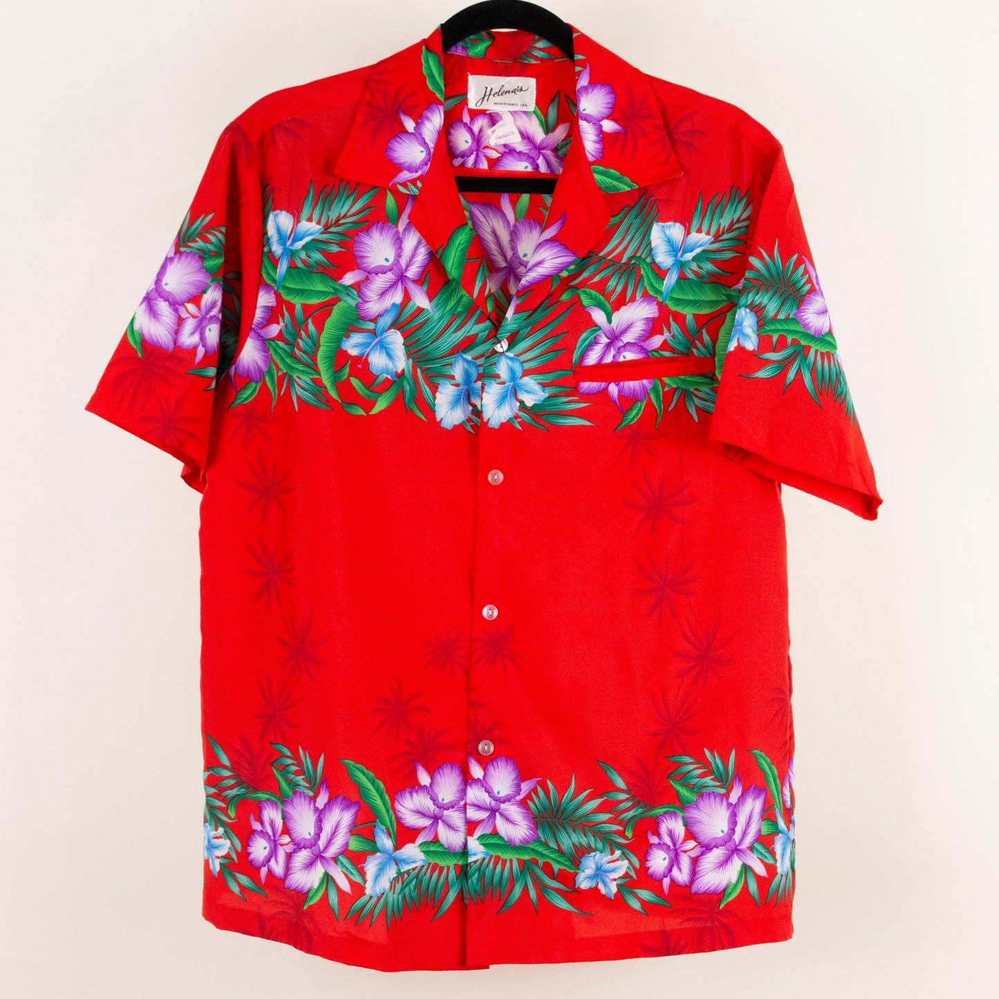 Camisa hawaiana rojo (M) Helena´s