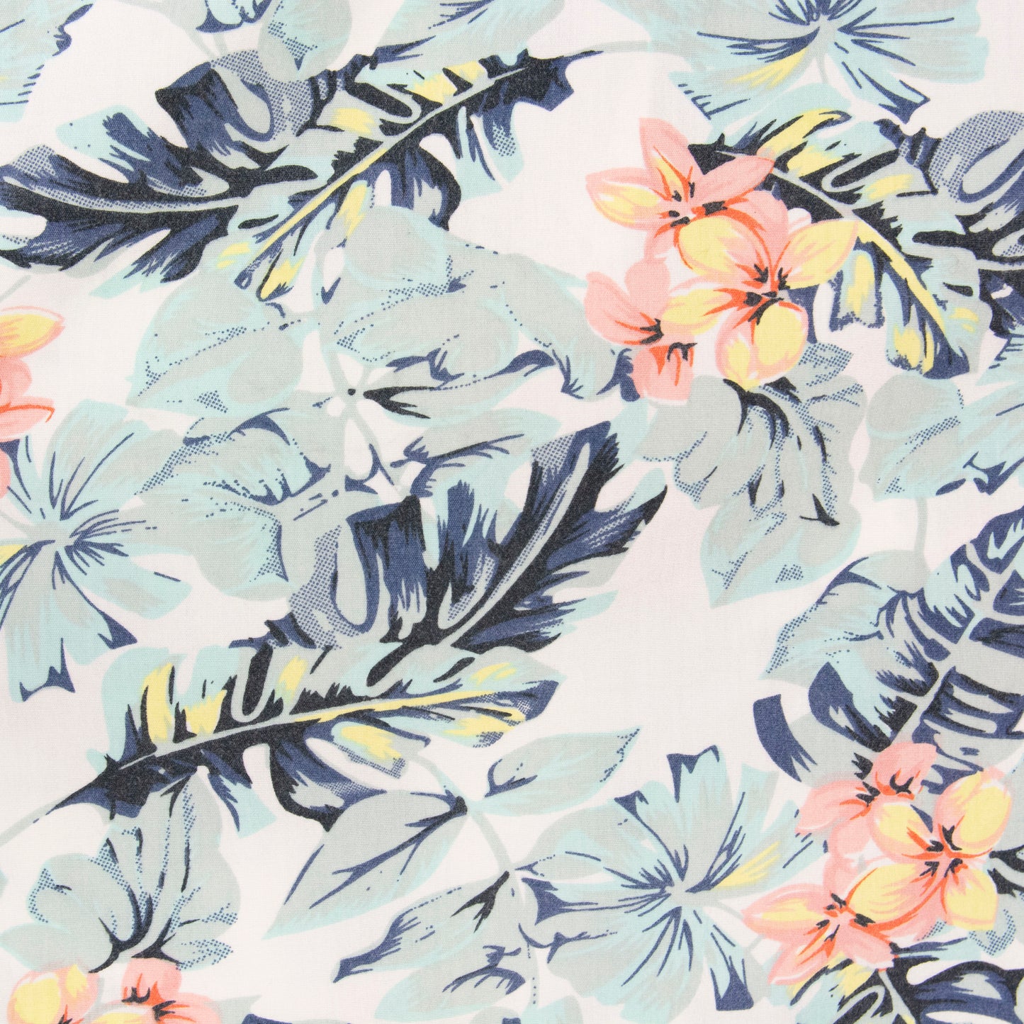Camisa hawaiana blanco (S) Denim & Flower