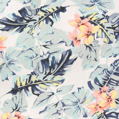 Camisa hawaiana blanco (S) Denim & Flower