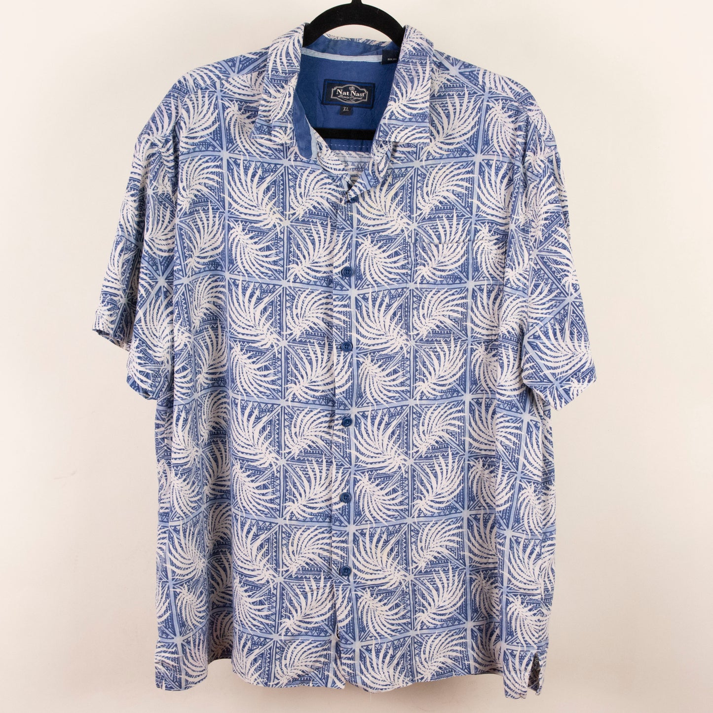 Camisa estampada azul (XL) Nat Nast