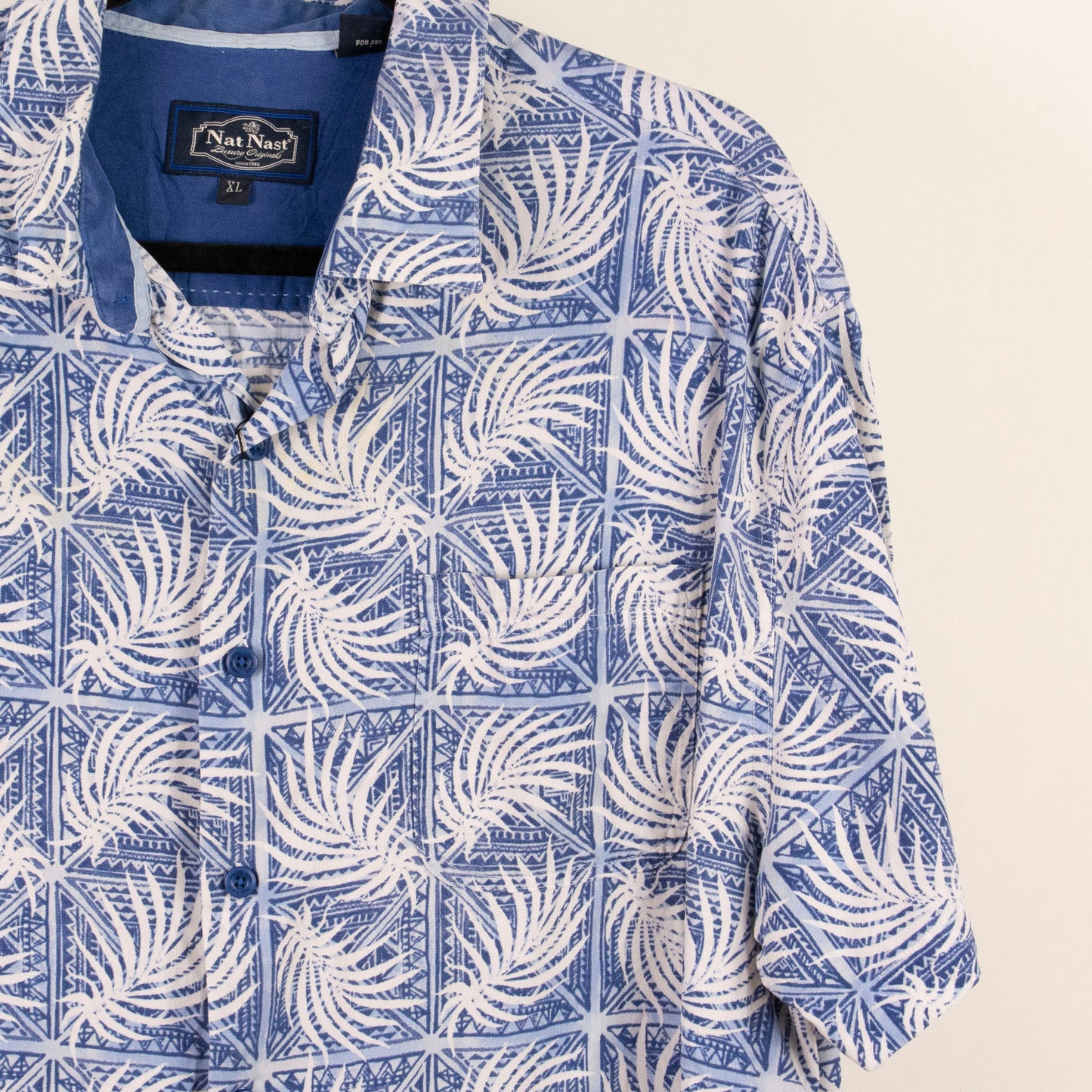 Camisa estampada azul (XL) Nat Nast