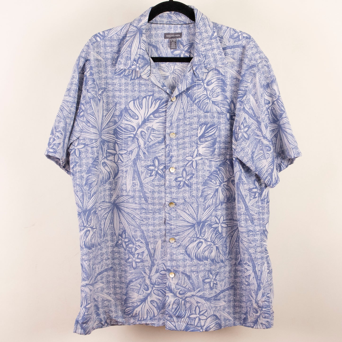 Camisa hawaiana azul (XL) Van Heusen