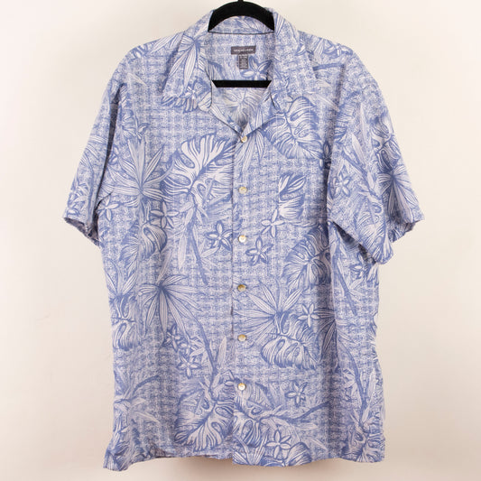 Camisa hawaiana azul (XL) Van Heusen