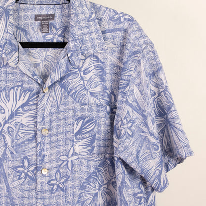 Camisa hawaiana azul (XL) Van Heusen