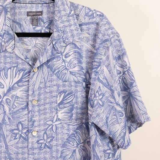 Camisa hawaiana azul (XL) Van Heusen