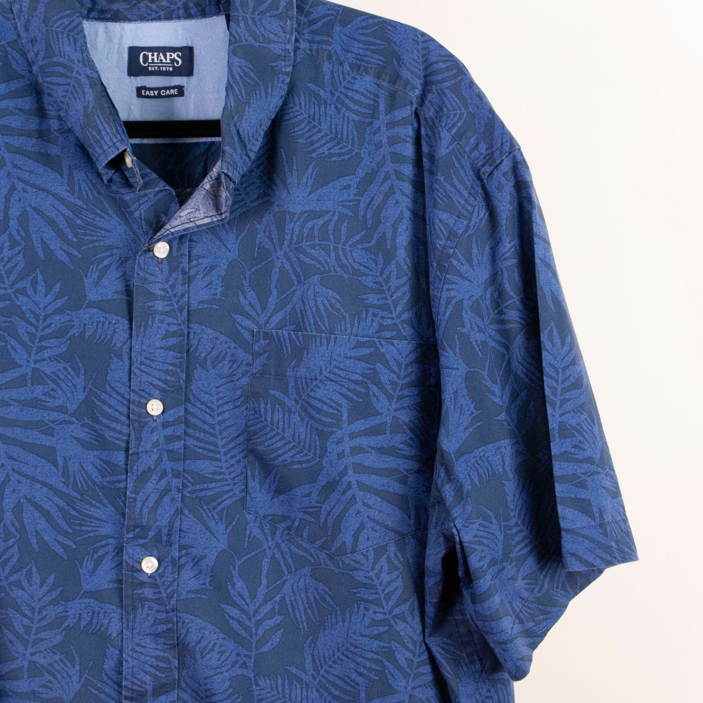 Camisa estampada azul marino (2XL) Chaps