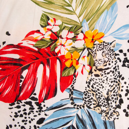 Camisa hawaiana blanco (S) No Boundaries