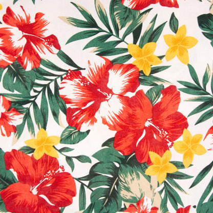 Camisa hawaiana blanco (M) Coofandy