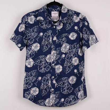 Camisa hawaiana azul (S) Goodfellow