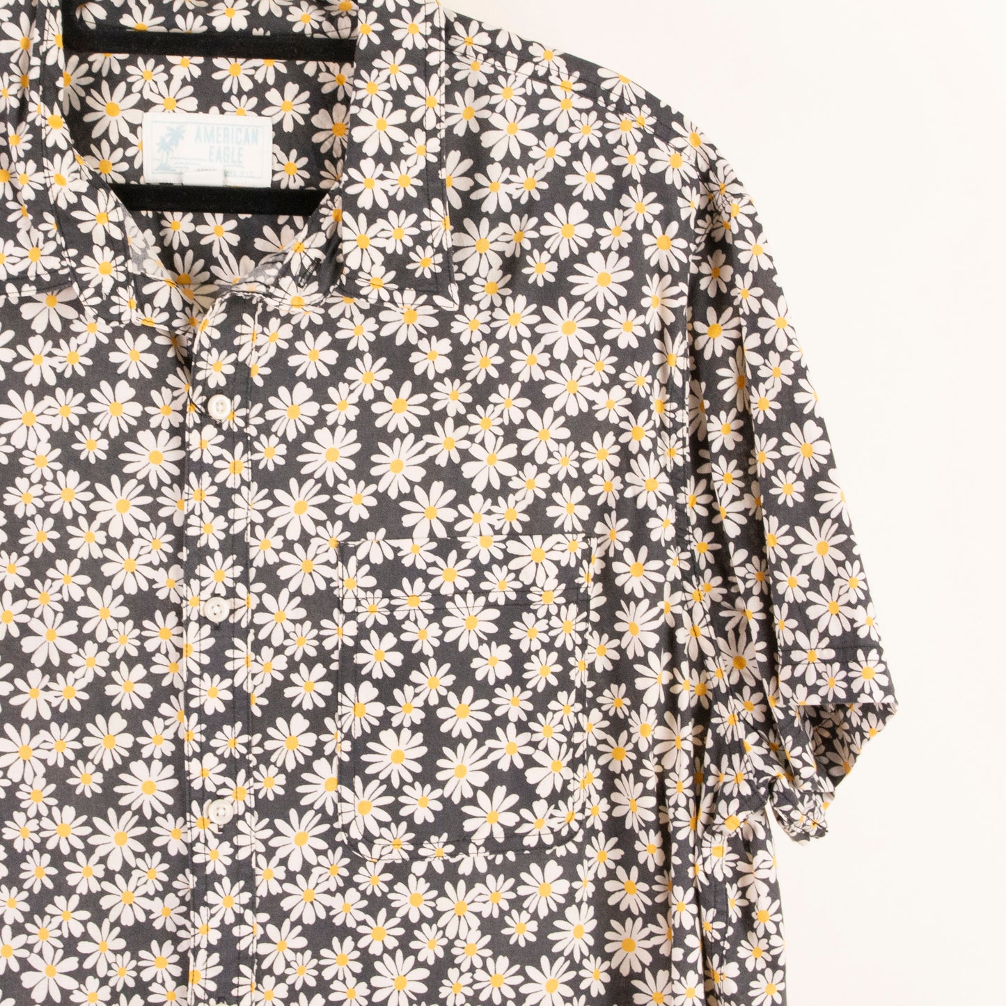 Camisa estampada negro (2XL) American Eagle