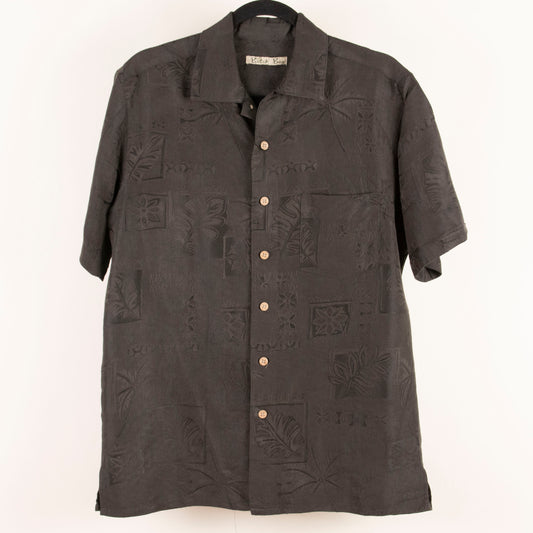 Camisa hawaiana verde (M) Batik Bay