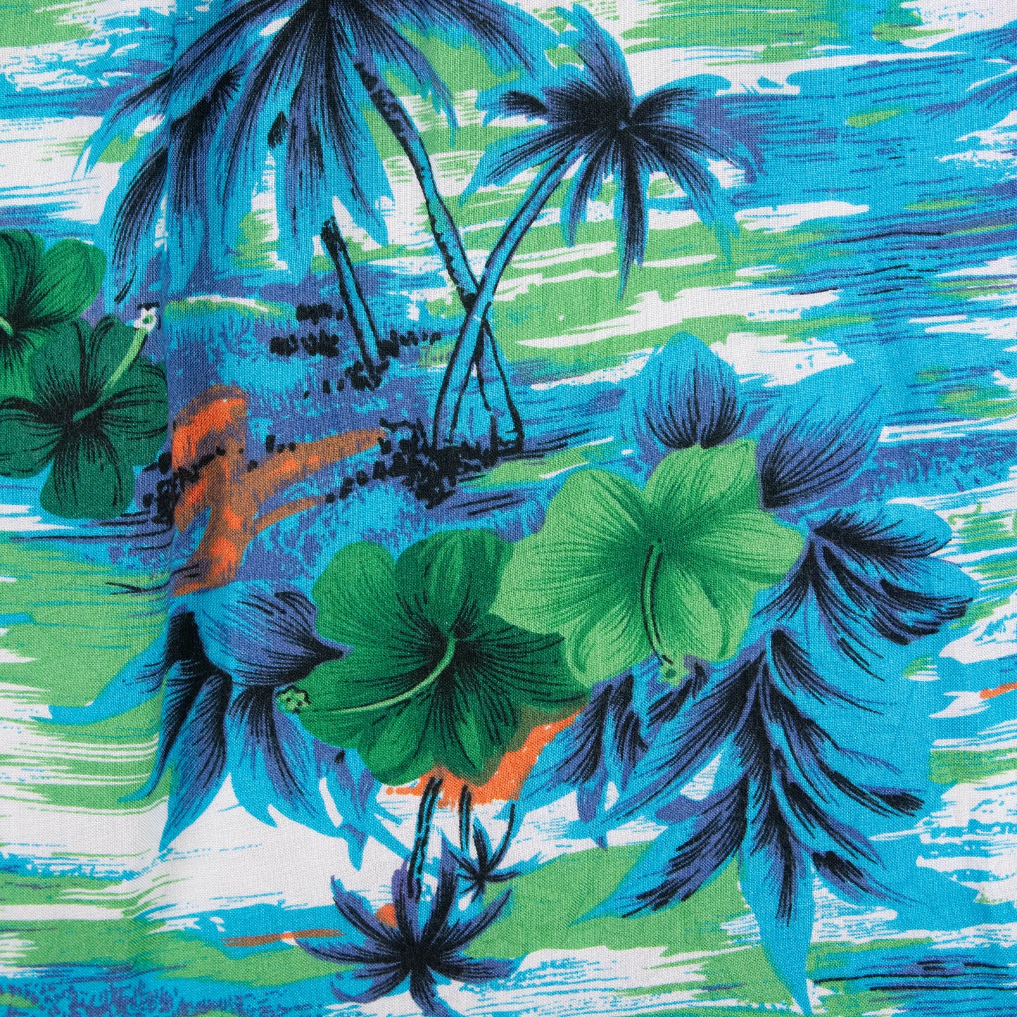 Camisa hawaiana azul (S) Bruno Boys
