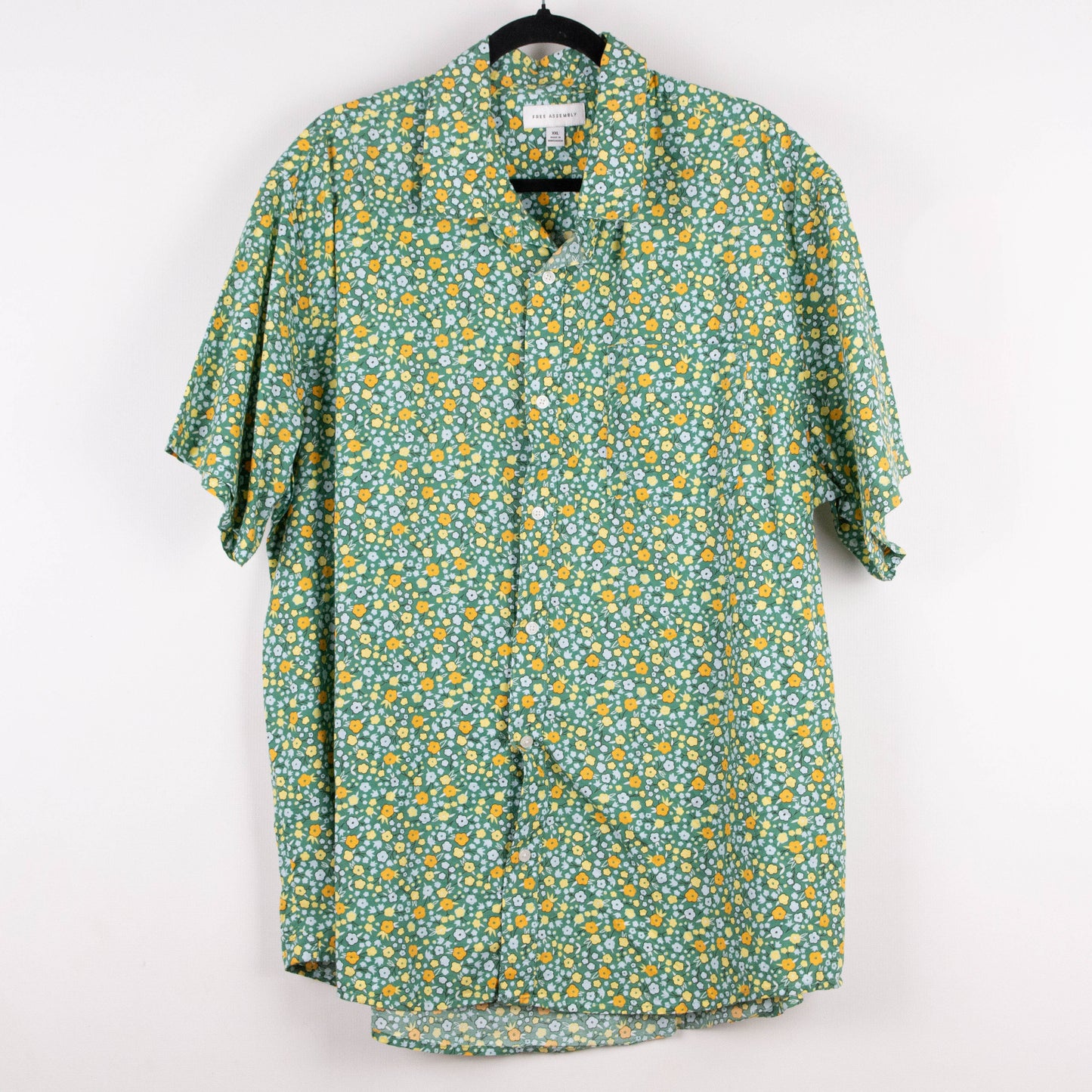 Camisa estampada verde (2XL) Free Assembly