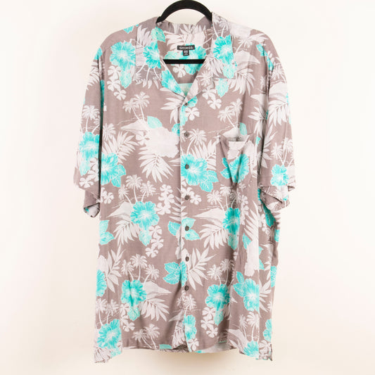 Camisa hawaiana gris (3XL) George