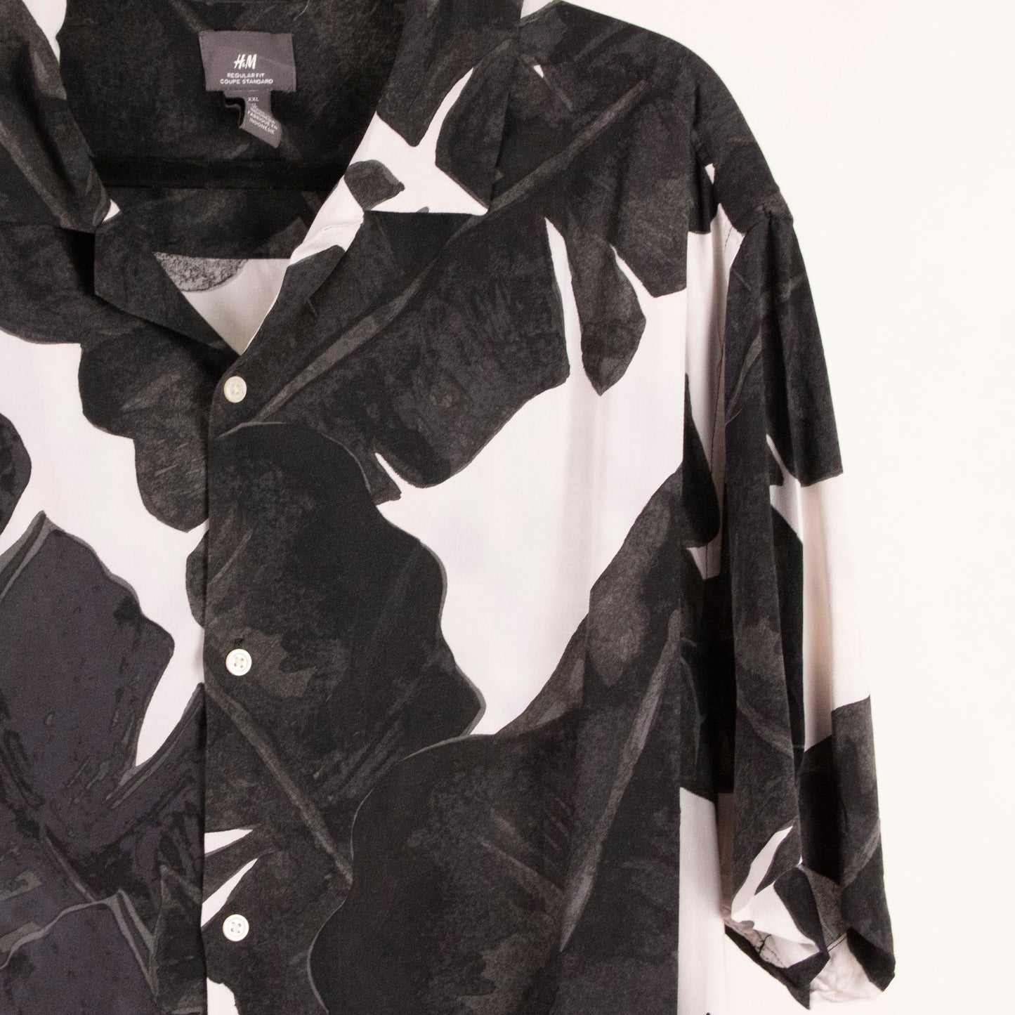 Camisa hawaiana negro (2XL) H&M