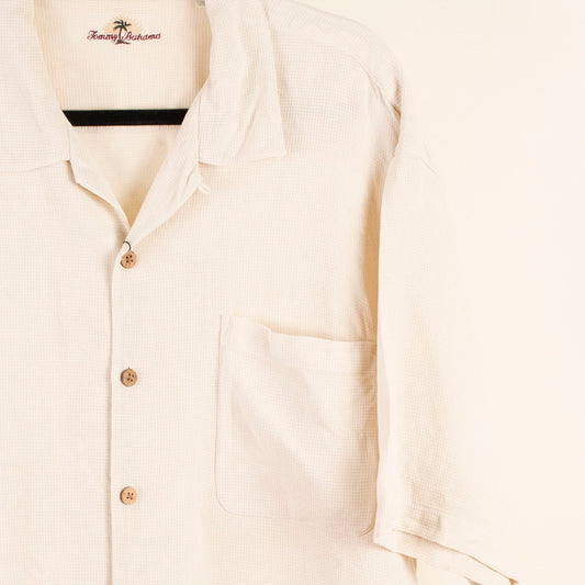 Camisa hawaiana beige (XL) Tommy Bahama