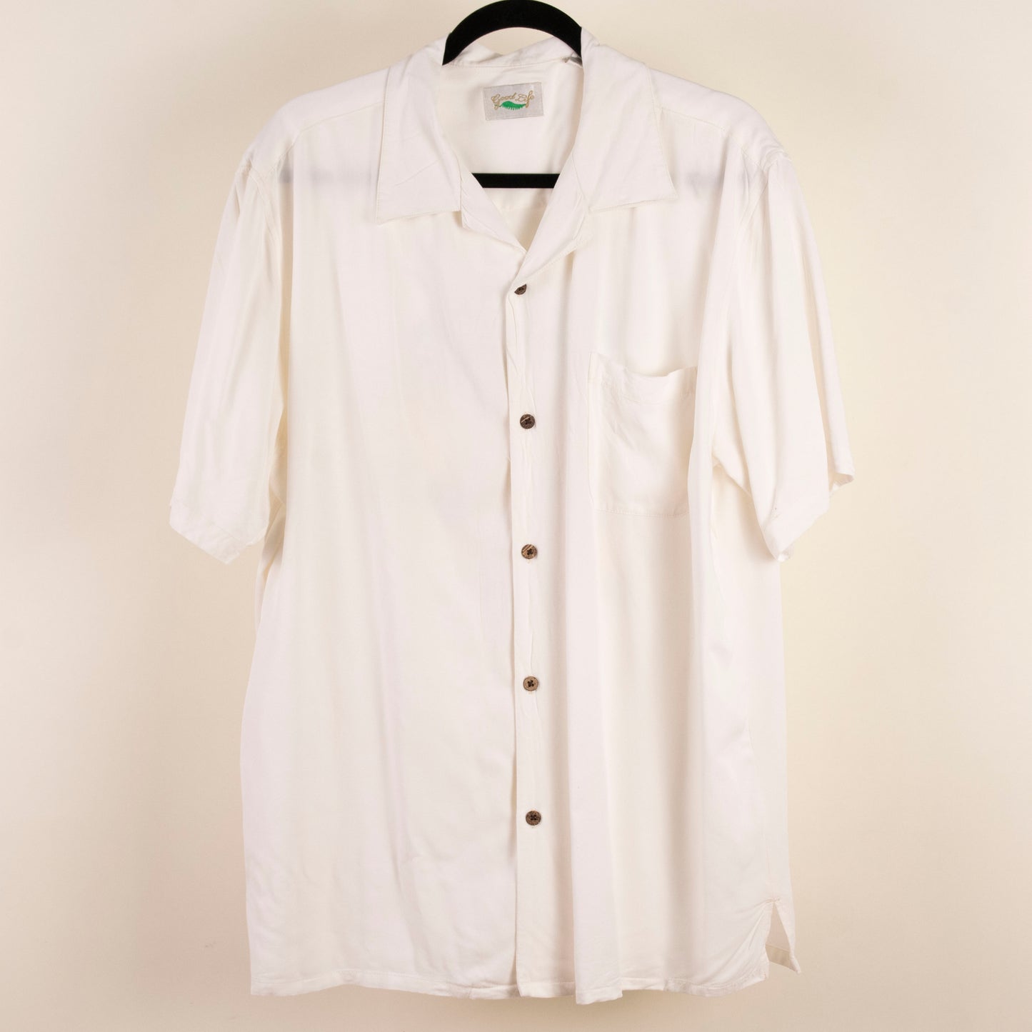 Camisa hawaiana blanco (3XL) Good life