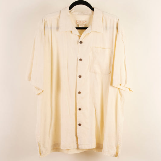 Camisa hawaiana beige (2XL) Boca classics