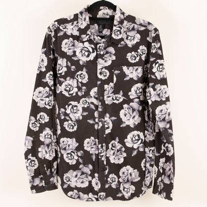 Camisa estampada negro (M) 2/ MEN