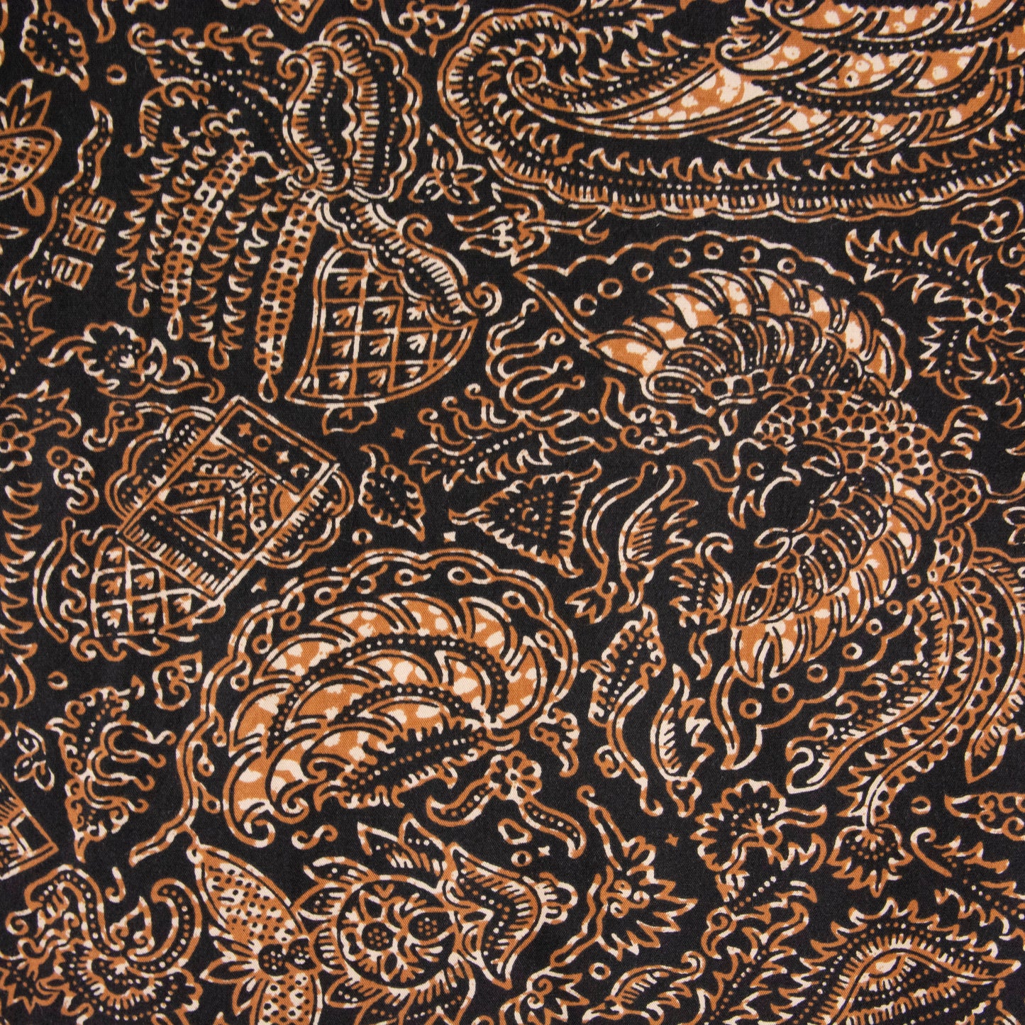 Camisa estampada cafe (S) Daniel Cremieux