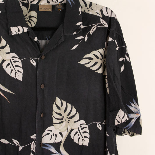 Camisa hawaiana negro (L) Axist